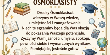 EGZAMINY ÓSMOKLASISTY 