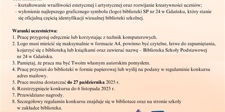 KONKURS - LOGO BIBLIOTEKI SZKOLNEJ