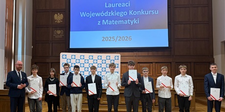 SUKCES W WOJEWÓDZKIM KONKURSIE PRZEDMIOTOWYM Z MATEMATYKI