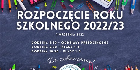 UROCZYSTE ROZPOCZĘCIE ROKU SZKOLNEGO 2022/23