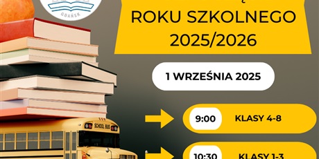 UROCZYSTE ROZPOCZĘCIE ROKU SZKOLNEGO