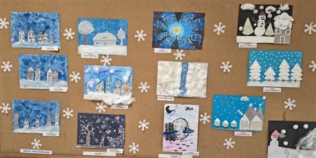 WYNIKI SZKOLNEGO KONKURSU PLASTYCZNEGO "ZIMOWE KRAJOBRAZY"