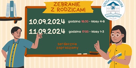 WRZEŚNIOWE ZEBRANIA Z RODZICAMI